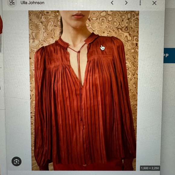 Ulla Johnson Blouse - Picture 2 of 6